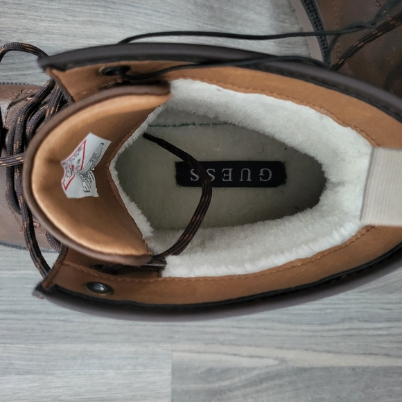 GUESS Men's Citizen Fashion Boot, Medium Brown, 10.5 - Picture 3 of 7